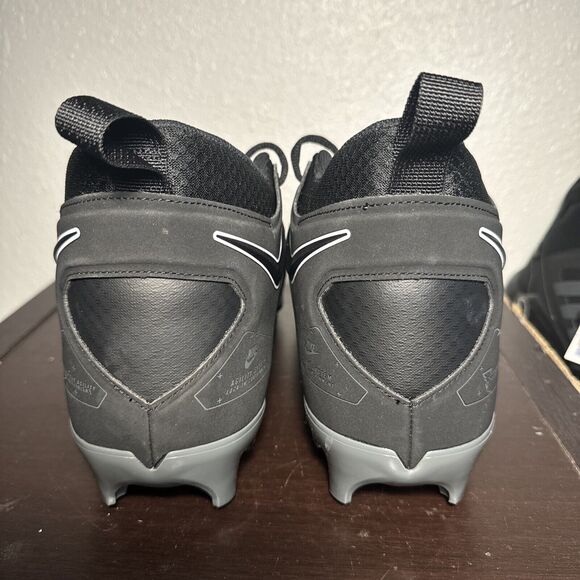 Nike Alpha Menace Pro 3 Shadow Black Football Cleats CT6649-010 Men’s 14 - Picture 4 of 6